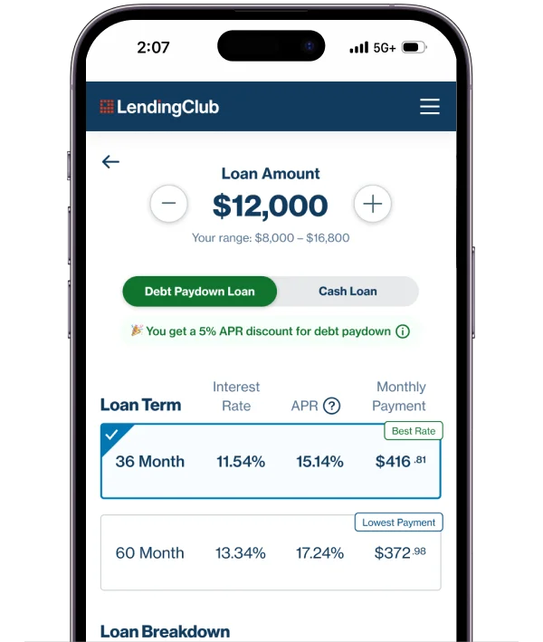 LendingClub balance transfer product